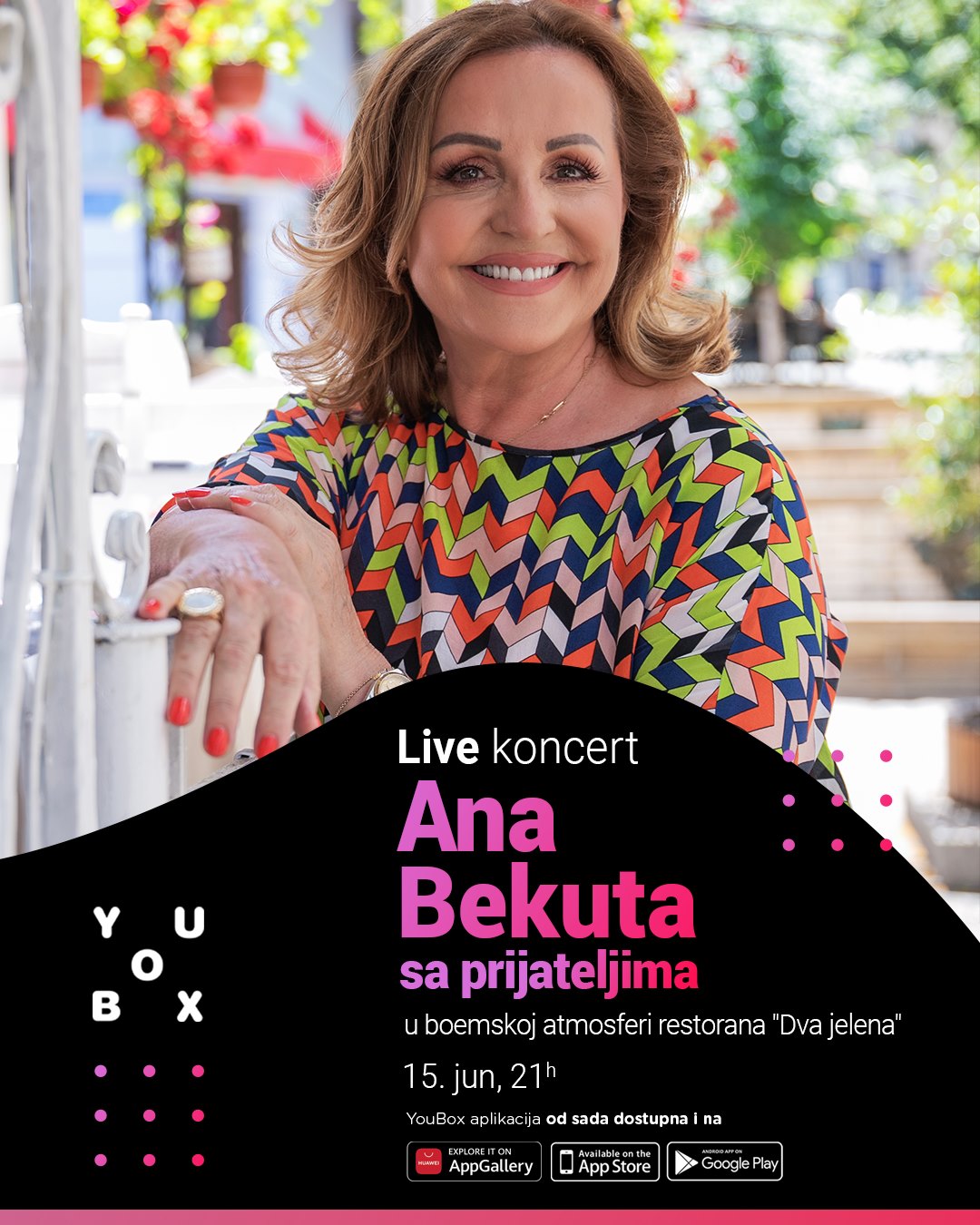 YouBox live koncert Ane Bekute