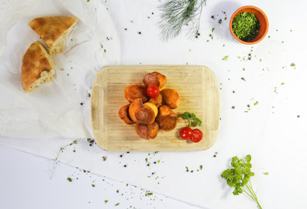 Serbian traditional corn bread 